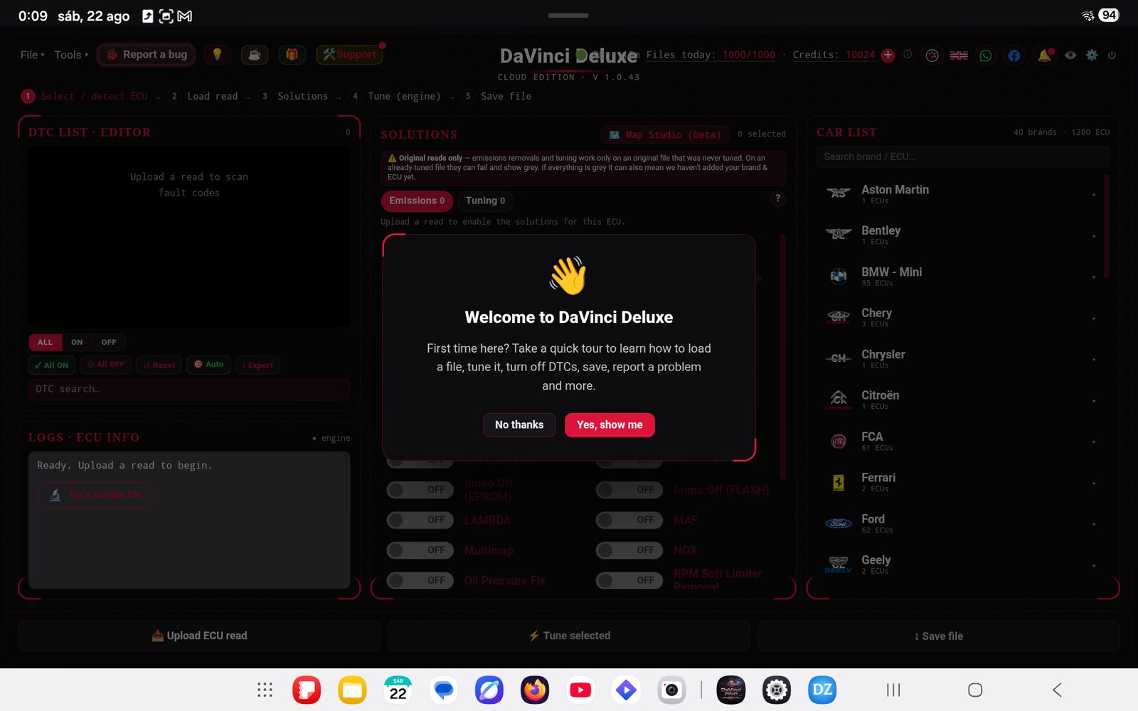 DaVinci Deluxe on Android 2