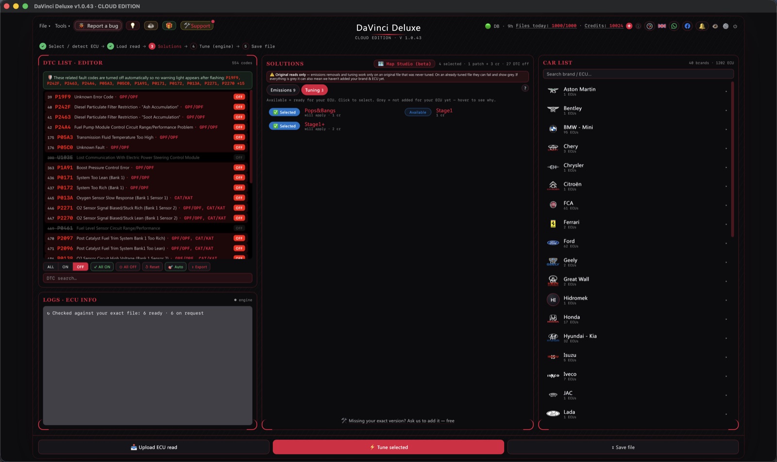 DaVinci Deluxe on macOS 15